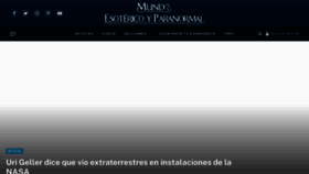 What Mundoesotericoparanormal.com website looked like in 2022 (2 years ago)