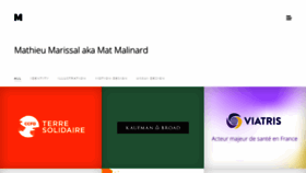 What Matmar.net website looked like in 2022 (2 years ago)