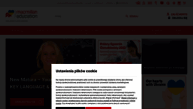 What Macmillan.pl website looked like in 2022 (2 years ago)