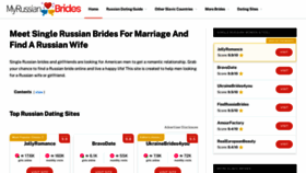 What Myrussianbrides.net website looked like in 2022 (2 years ago)