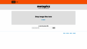 What Metapicz.com website looked like in 2022 (2 years ago)