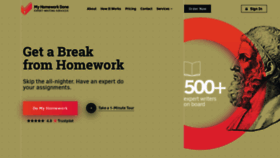 What Myhomeworkdone.com website looked like in 2022 (2 years ago)
