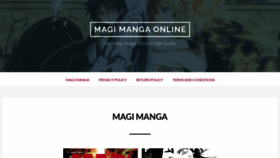 What Magi-manga.net website looked like in 2022 (4 years ago)