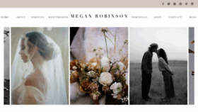 What Meganrobinsonphoto.com website looked like in 2022 (2 years ago)