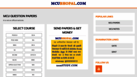 What Mcubhopal.com website looked like in 2022 (2 years ago)