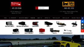 What Mobilespacetrailers.com website looked like in 2022 (2 years ago)