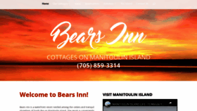What Manitoulinbearsinn.ca website looked like in 2022 (2 years ago)