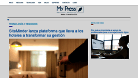 What Mypress.mx website looked like in 2022 (2 years ago)