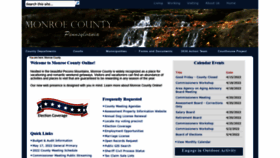What Monroecountypa.gov website looked like in 2022 (2 years ago)