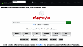 What M4ufree.vip website looked like in 2022 (2 years ago)