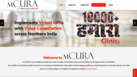What Mcura.com website looked like in 2022 (2 years ago)