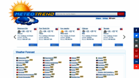 What Meteotrend.com website looked like in 2022 (2 years ago)