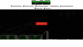 What Maxtv23.com website looked like in 2022 (2 years ago)
