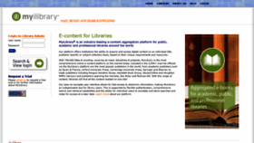 What Myilibrary.com website looked like in 2022 (2 years ago)