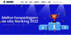 What Melhoreshospedagem.com website looked like in 2022 (2 years ago)