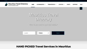 What Mauritiusdirectory.org website looked like in 2022 (2 years ago)