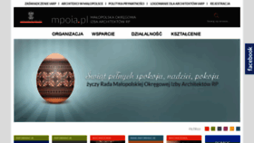 What Mpoia.pl website looked like in 2022 (2 years ago)
