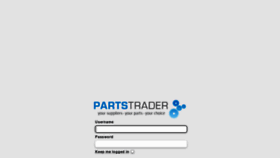 What My.partstrader.us.com website looked like in 2022 (2 years ago)