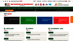 What Mlrinstitutions.ac.in website looked like in 2022 (2 years ago)