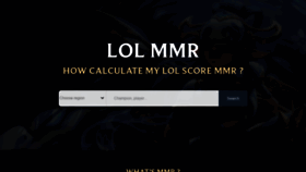 What Mylolmmr.com website looked like in 2022 (2 years ago)