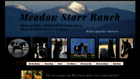 What Meadowstarr-ranch.com website looked like in 2022 (2 years ago)