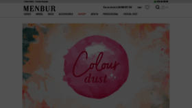 What Menbur.com website looked like in 2022 (2 years ago)