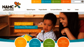 What Montessoritraining.net website looked like in 2022 (3 years ago)