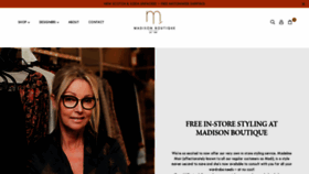 What Madisonboutique.co.za website looked like in 2022 (2 years ago)