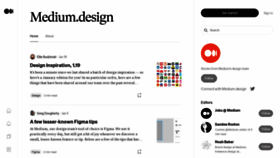 What Medium.design website looked like in 2022 (2 years ago)