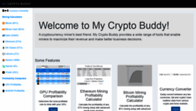 What Mycryptobuddy.com website looked like in 2022 (2 years ago)