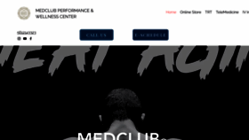 What Medclubperformance.com website looked like in 2022 (2 years ago)