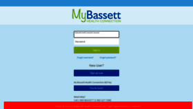 What Mybassetthealthconnection.org website looked like in 2022 (2 years ago)