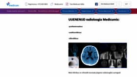What Medicum.ee website looked like in 2022 (2 years ago)