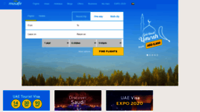 What Musafir.com website looked like in 2022 (2 years ago)