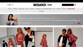 What Misako.com website looked like in 2022 (2 years ago)
