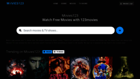 What Movies123.mom website looked like in 2022 (3 years ago)