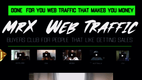 What Mrxpremiumtraffic.com website looked like in 2022 (2 years ago)