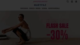 What Marypaz.com website looked like in 2022 (1 year ago)