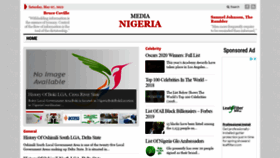 What Medianigeria.com website looked like in 2022 (2 years ago)