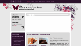 What Medicinsko-kozmeticki-altea.hr website looked like in 2022 (1 year ago)