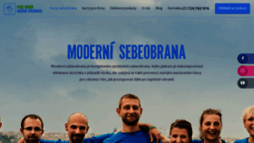 What Moderni-sebeobrana.cz website looked like in 2022 (1 year ago)