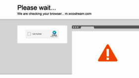 What M.wcostream.com website looked like in 2022 (1 year ago)