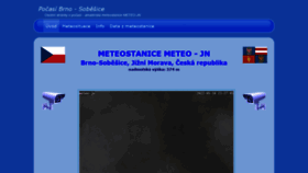 What Meteo-jn.cz website looked like in 2022 (2 years ago)