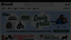 What Mismascotas.es website looked like in 2022 (1 year ago)