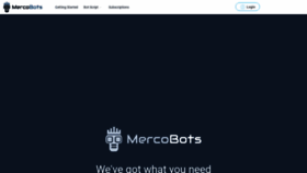 What Mercobots.com website looked like in 2022 (2 years ago)
