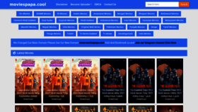 What Moviespapa.cool website looked like in 2022 (1 year ago)