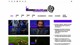 What Mondocalcionews.it website looked like in 2022 (2 years ago)