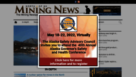 What Miningnewsnorth.com website looked like in 2022 (1 year ago)