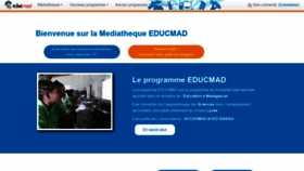 What Mediatheque.accesmad.org website looked like in 2022 (1 year ago)