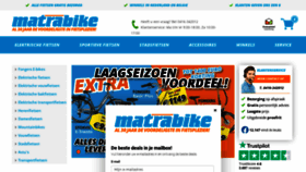 What Matrabike.nl website looked like in 2022 (1 year ago)